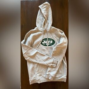 Nike Gray Hoodie with Green Logo